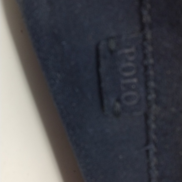 Blue suede polo ralph lauren loafers size 16D - Picture 12 of 12